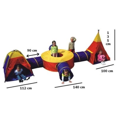 Tent  set 7 in 1, ROUNDABOUT, TENT, TIPI, TUNNELS