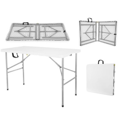 Catering garden table foldable 120 cm /white/