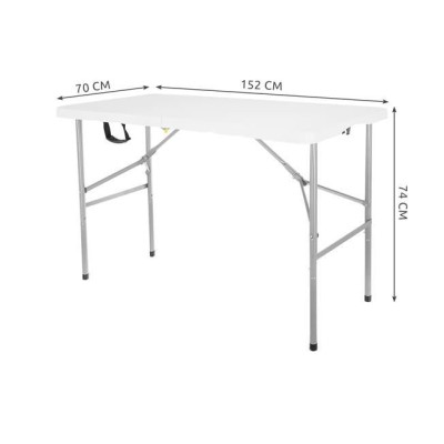 Catering garden table foldable 120 cm /white/