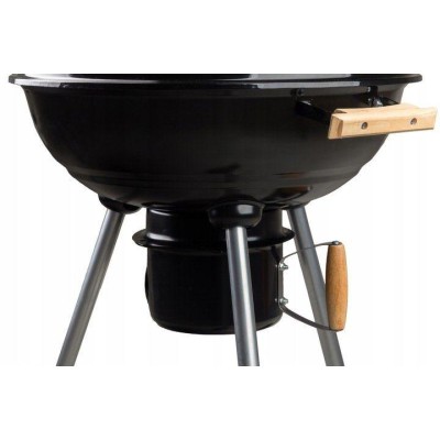 Small coal garden grill, round MH