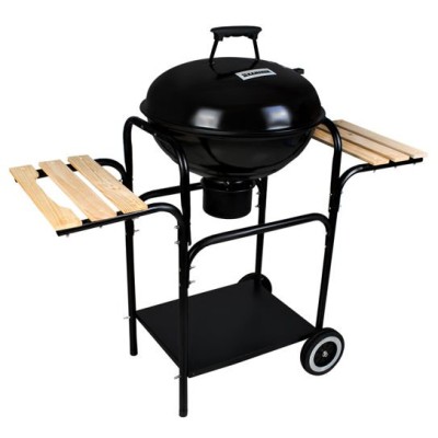 Small coal garden grill, round