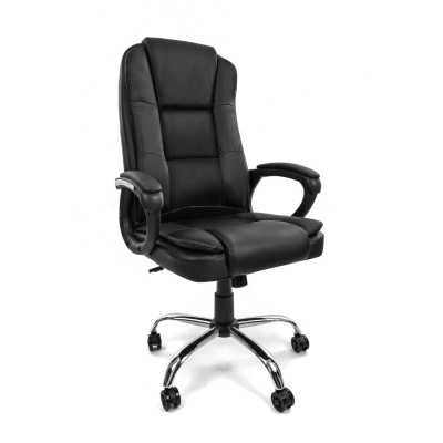 Office armchair VIGO ecolether / black-grey/