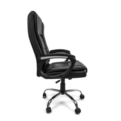 Office armchair VIGO ecolether / black-grey/