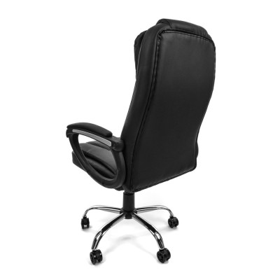 Office armchair VIGO ecolether / black-grey/