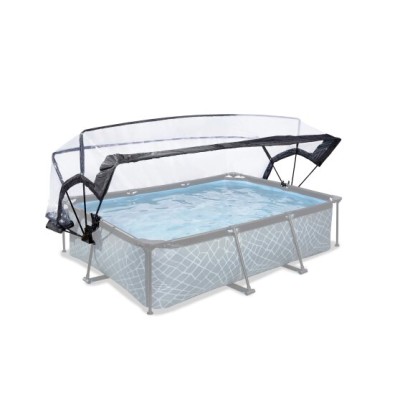 Dome for rectangular frame swimming pool EXIT 220 cm x 150cm