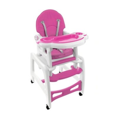 High chair for feeding child 5 in 1 / pink/