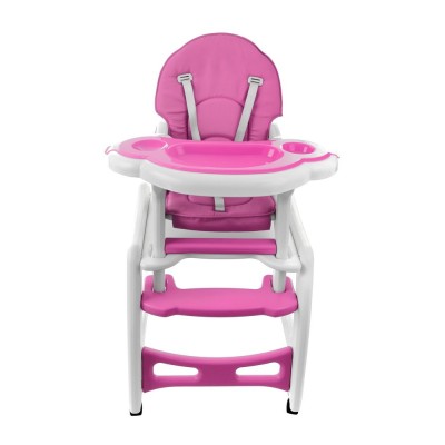 High chair for feeding child 5 in 1 / pink/