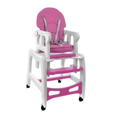 High chair for feeding child 5 in 1 / pink/