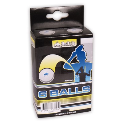 TT ball BUFFALO 3* no celuloid /white/ s/6