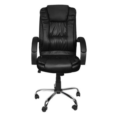 Office armchair MALATEC ecoleather /silver -black/