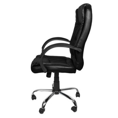 Office armchair MALATEC ecoleather /silver -black/