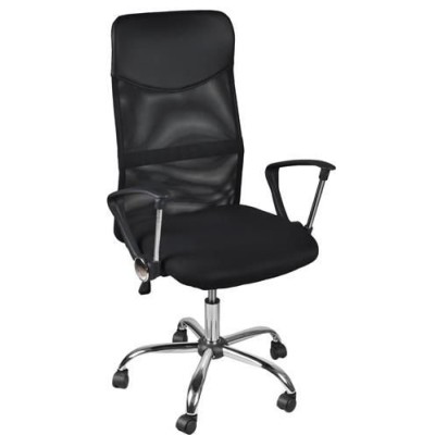 Office armchair MALATEC MESH  / black-silver/