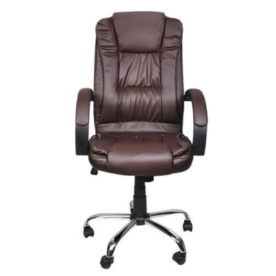 Office armchair MALATEC ecoleather /brown/