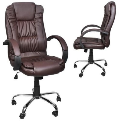 Office armchair MALATEC ecoleather /brown/