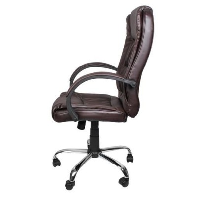 Office armchair MALATEC ecoleather /brown/