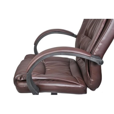 Office armchair MALATEC ecoleather /brown/