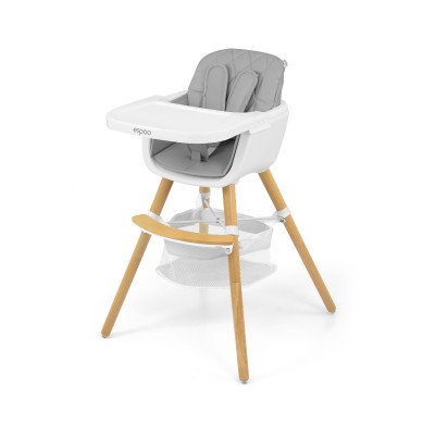 High chair for feeding child Milly Mally Espoo /grey/