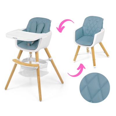 High chair for feeding child Milly Mally Espoo /blue/