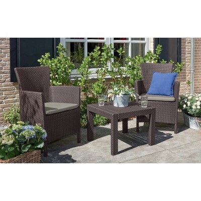 ROSARIO BALCONY SET /brown/