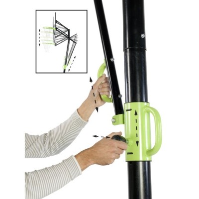 Portable basketball backboard EXIT GALAXY black