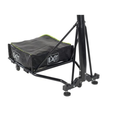 Portable basketball backboard EXIT GALAXY black