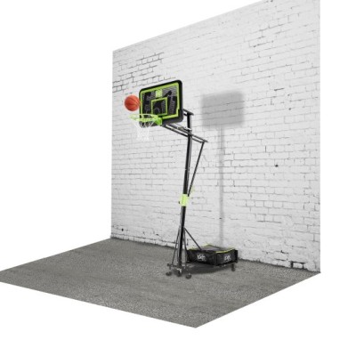 Portable basketball backboard EXIT GALAXY black