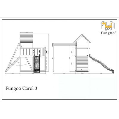 FUNGOO CAROL 3 /grey - white/