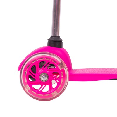 Scooter WORKER LUCERINO LED /pink/