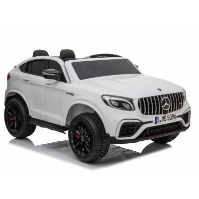 MERCEDES GLC 63S LICENCJA, 4X4, 2x12V, MIĘKKIE KOŁA EVA, MIĘKKIE