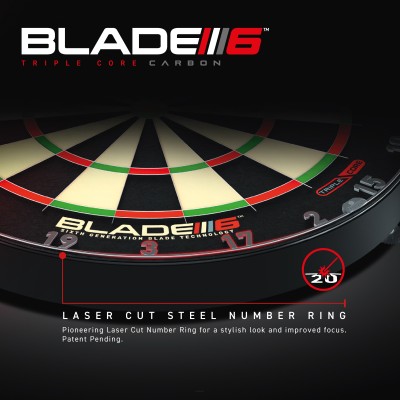 Dartboard t WINMAU BLADE 6 TRIPLE CORE sizal