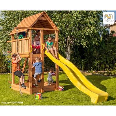 Wooden playground FUNGOO FORTRESS MOVE + /teak/