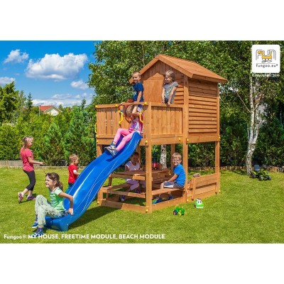 Wooden playground FUNGOO MY HOUSE, FREE TIME, BEACH /teak/