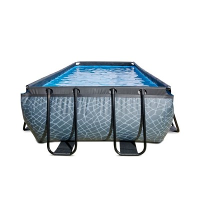 Swimming pool rectangular EXIT 540 x 250 x 100 cm /grey stone/