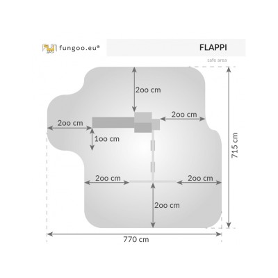 Plac zabaw FUNGOO FLAPPI /teak/