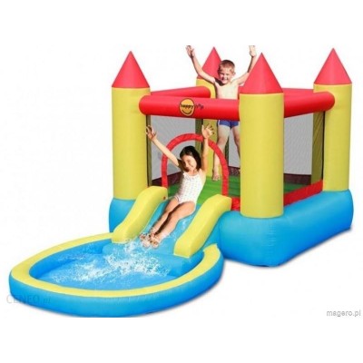 Bouncy castle with pool