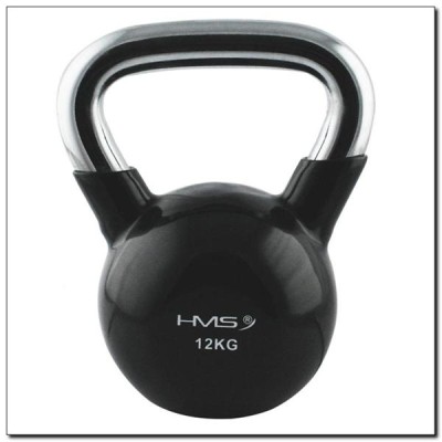 KETTLEBELL ŻELIWNY POKRYTY WINYLEM HMS KTC 12 KG