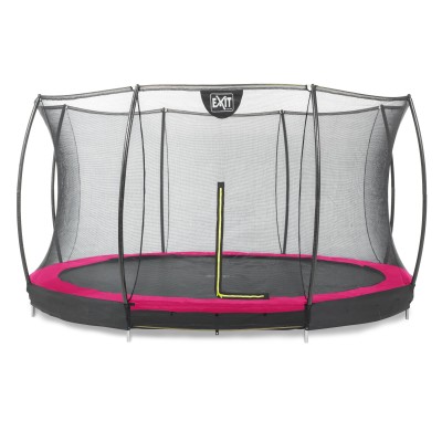 Trampoline inground with net EXIT SILHOUETTE 427 cm