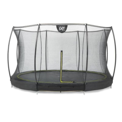 Trampoline inground with net EXIT SILHOUETTE 366 cm