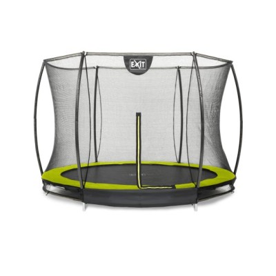 Trampoline inground with net EXIT SILHOUETTE 244 cm