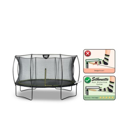 Trampoline with net EXIT SILHOUETTE 427  cm