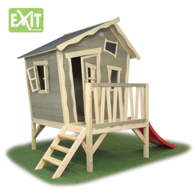 Wooden playhouse EXIT CROOKY 300 /grey/