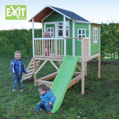 Wooden playhouse EXIT LOFT 550 /green/