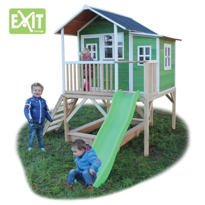 Wooden playhouse EXIT LOFT 550 /green/