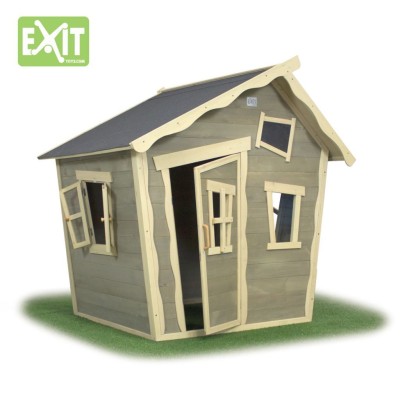 Wooden playhouse EXIT CROOKY 100 /grey/