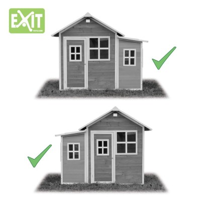 Wooden playhouse EXIT LOFT 150 /green/