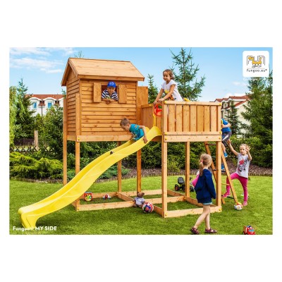 Wooden playground FUNGOO MY SIDE /teak/