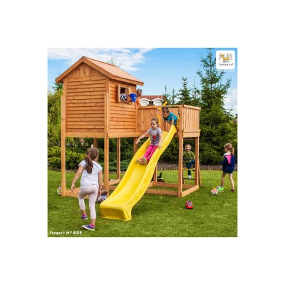 Wooden playground FUNGOO MY SIDE /teak/