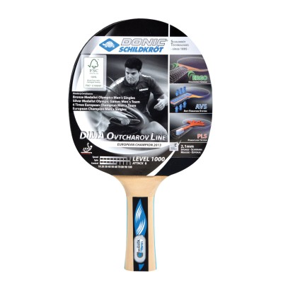 Tennis table bat DONIC OVTCHAROV 1000