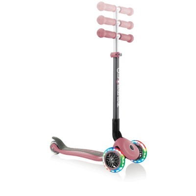 Scooter GLOBBER PRIMO LIGHTS 432-210-2 /powder pink/