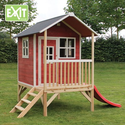 Wooden playhouse EXIT LOFT 300 /red/